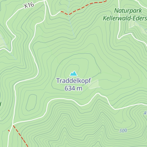 Map of Traddelkopf