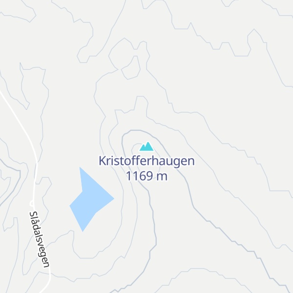 Map of Kristofferhaugen