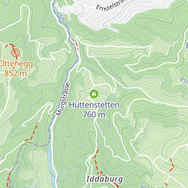 Map of Hüttenstetten