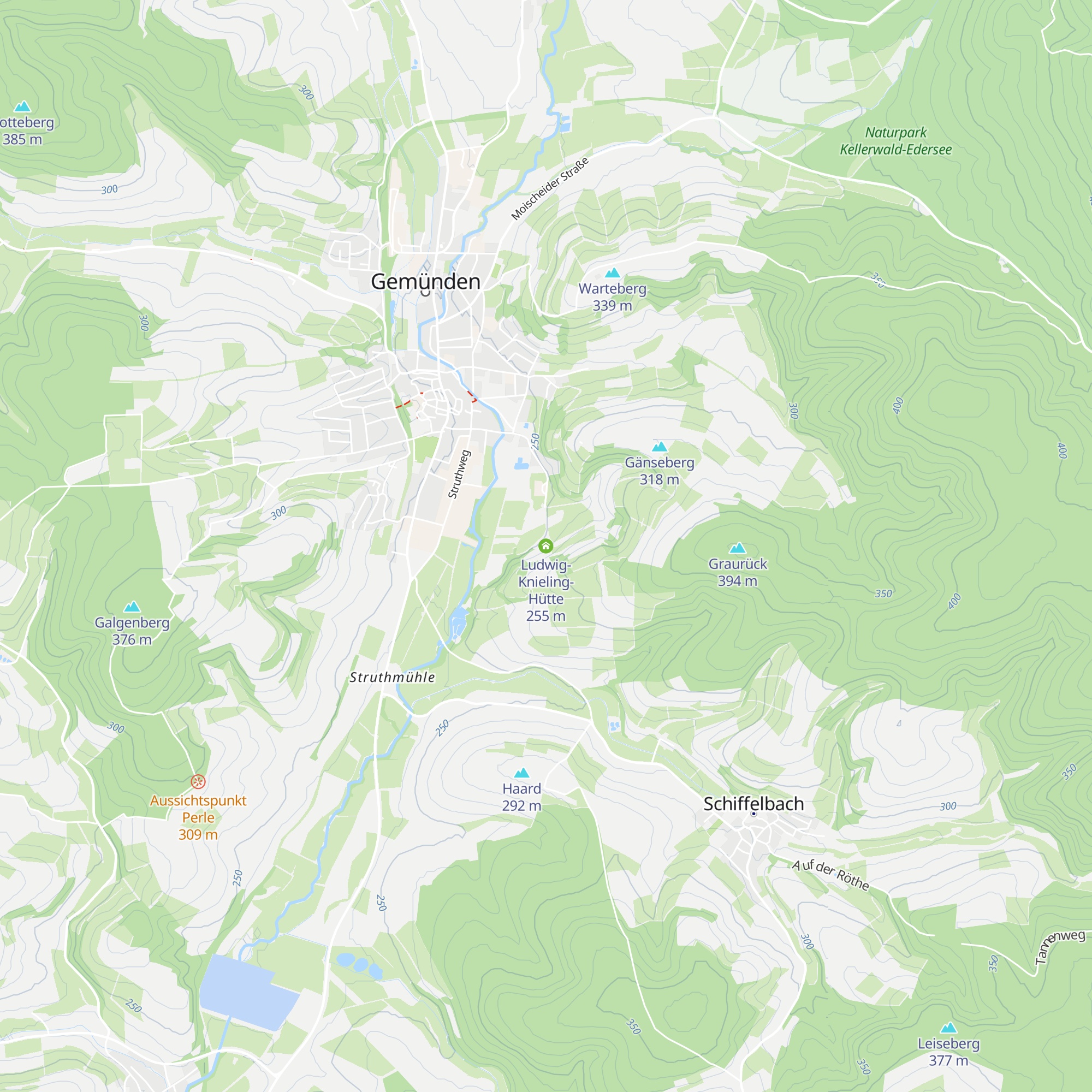 Ludwig-Knieling-Hütte map