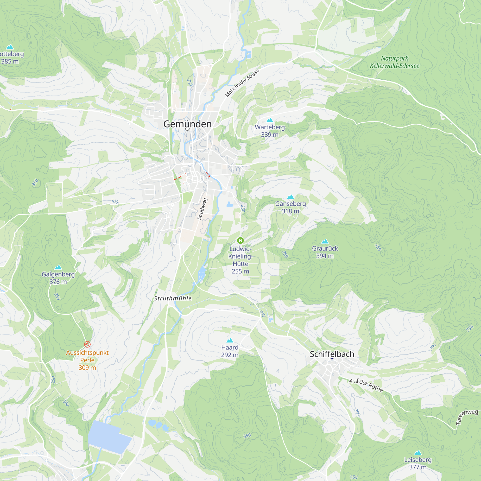 Ludwig-Knieling-Hütte map