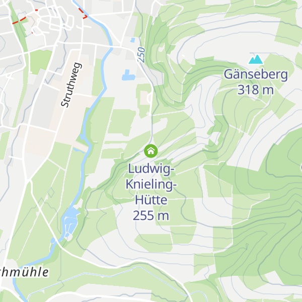 Map of Ludwig-Knieling-Hütte