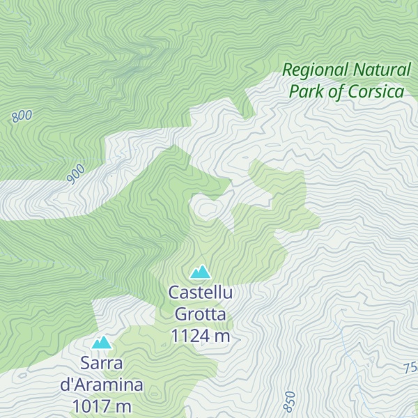 Map of Punta a e Seche