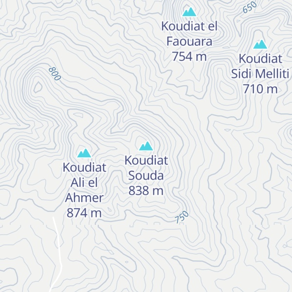 Map of Koudiat Souda