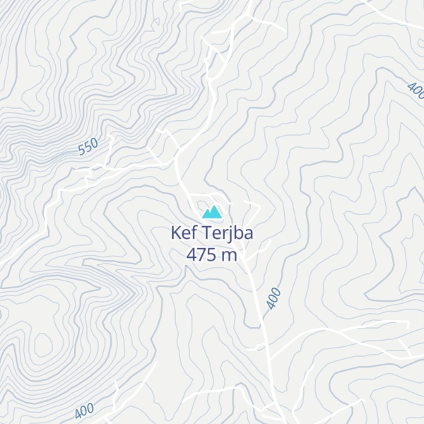 Map of Kef Terjba