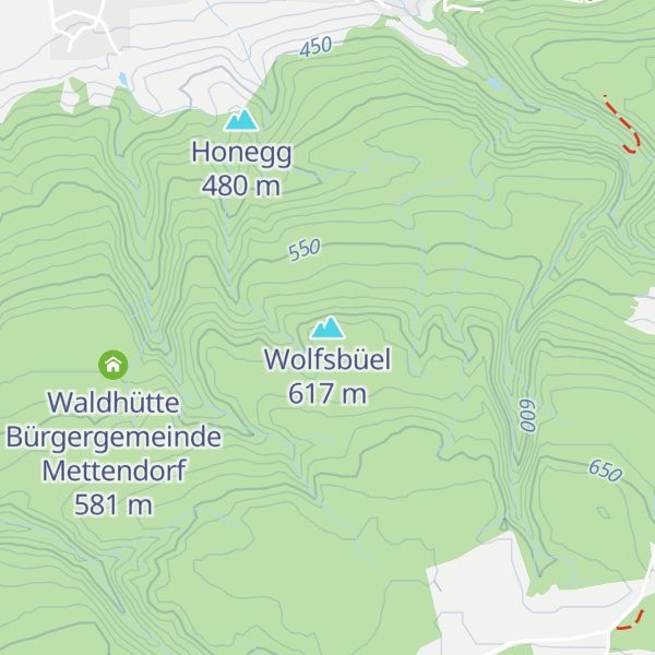 Map of Wolfsbüel