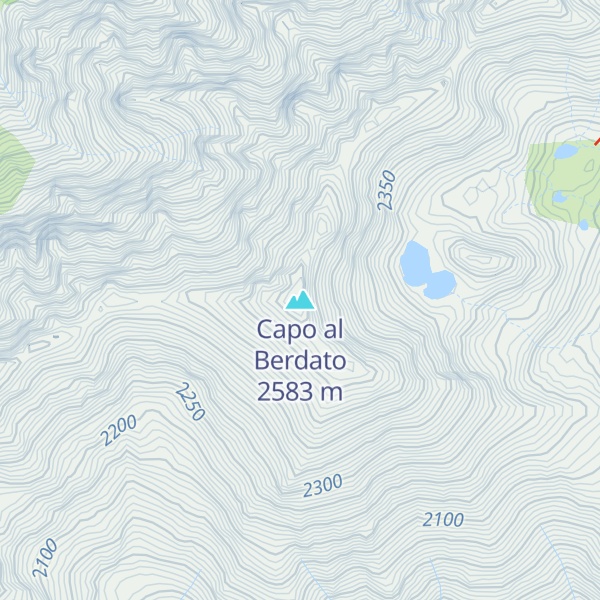 Map of Capo al Berdato