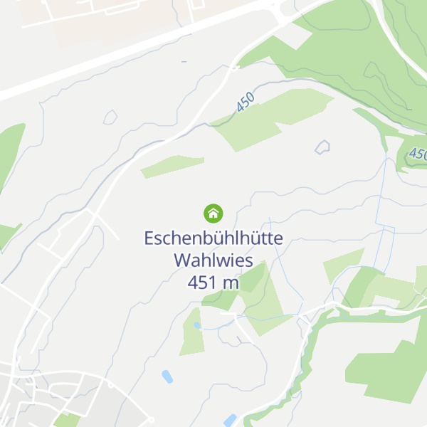 Map of Eschenbühlhütte Wahlwies