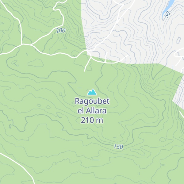 Map of Ragoubet el Allara