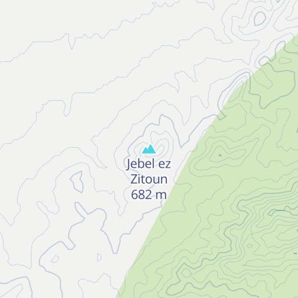 Map of Jebel ez Zitoun