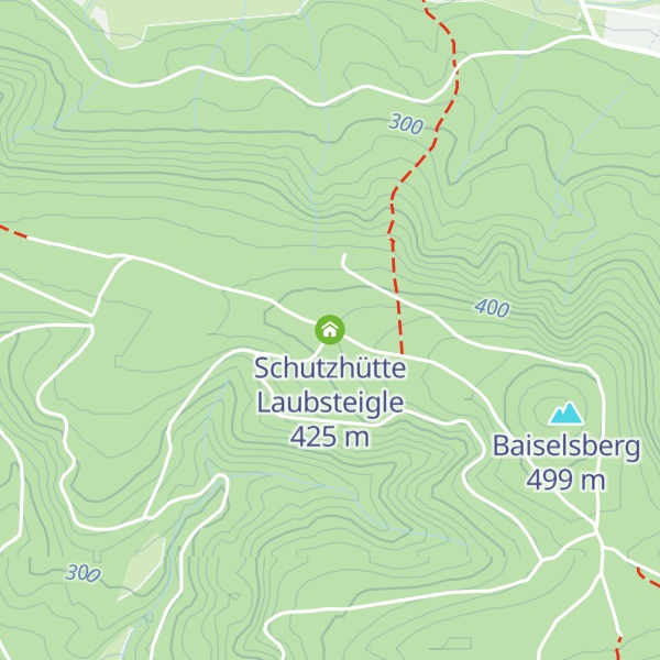 Map of Schutzhütte Laubsteigle