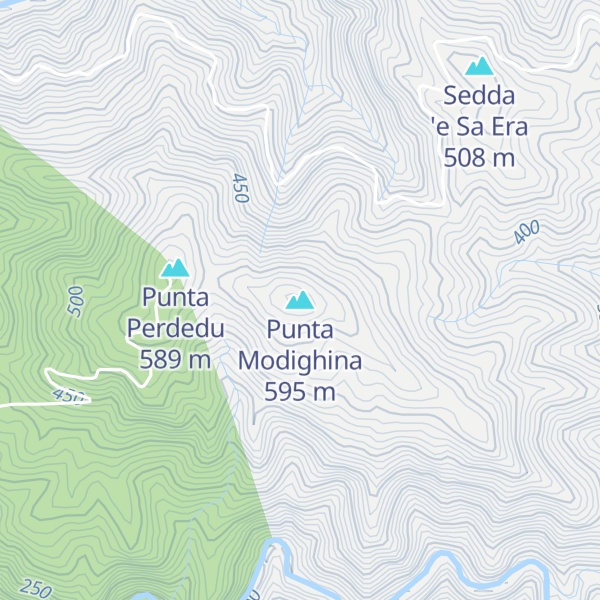 Map of Punta Modighina