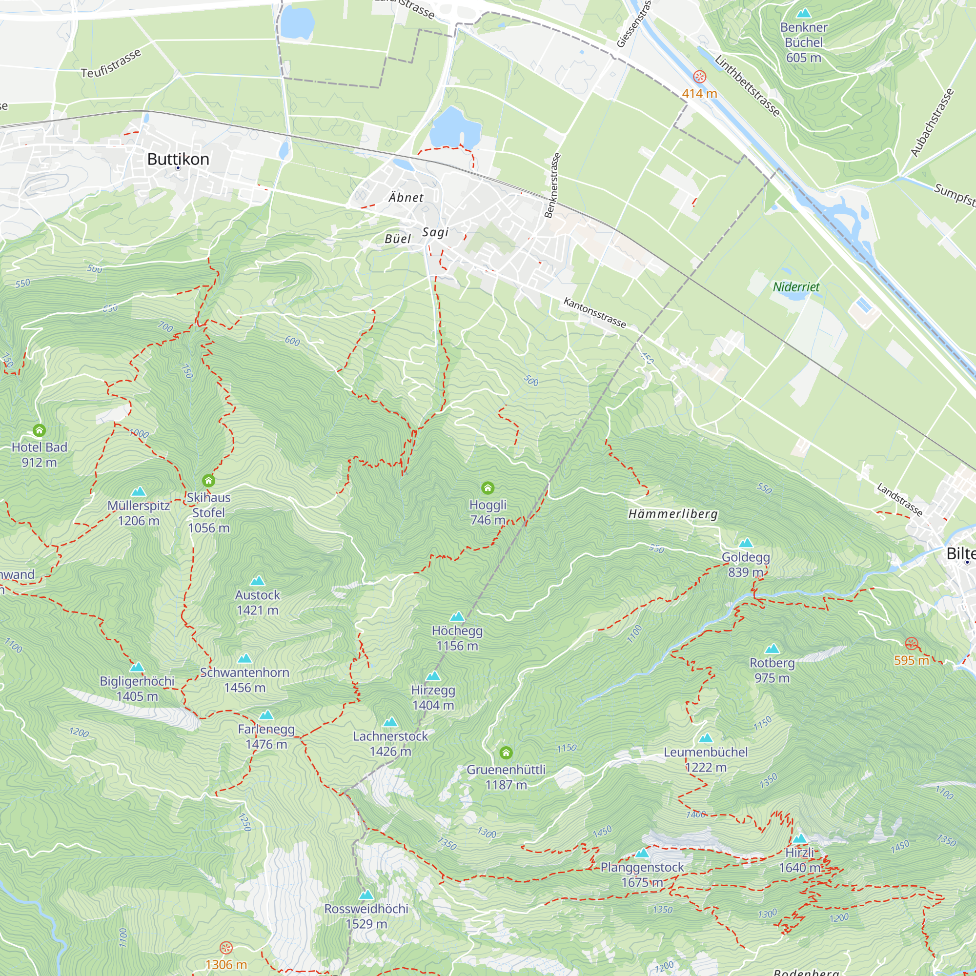 Hoggli map