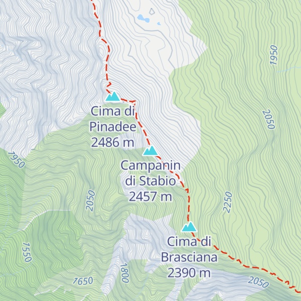 Map of Campanin di Stabio