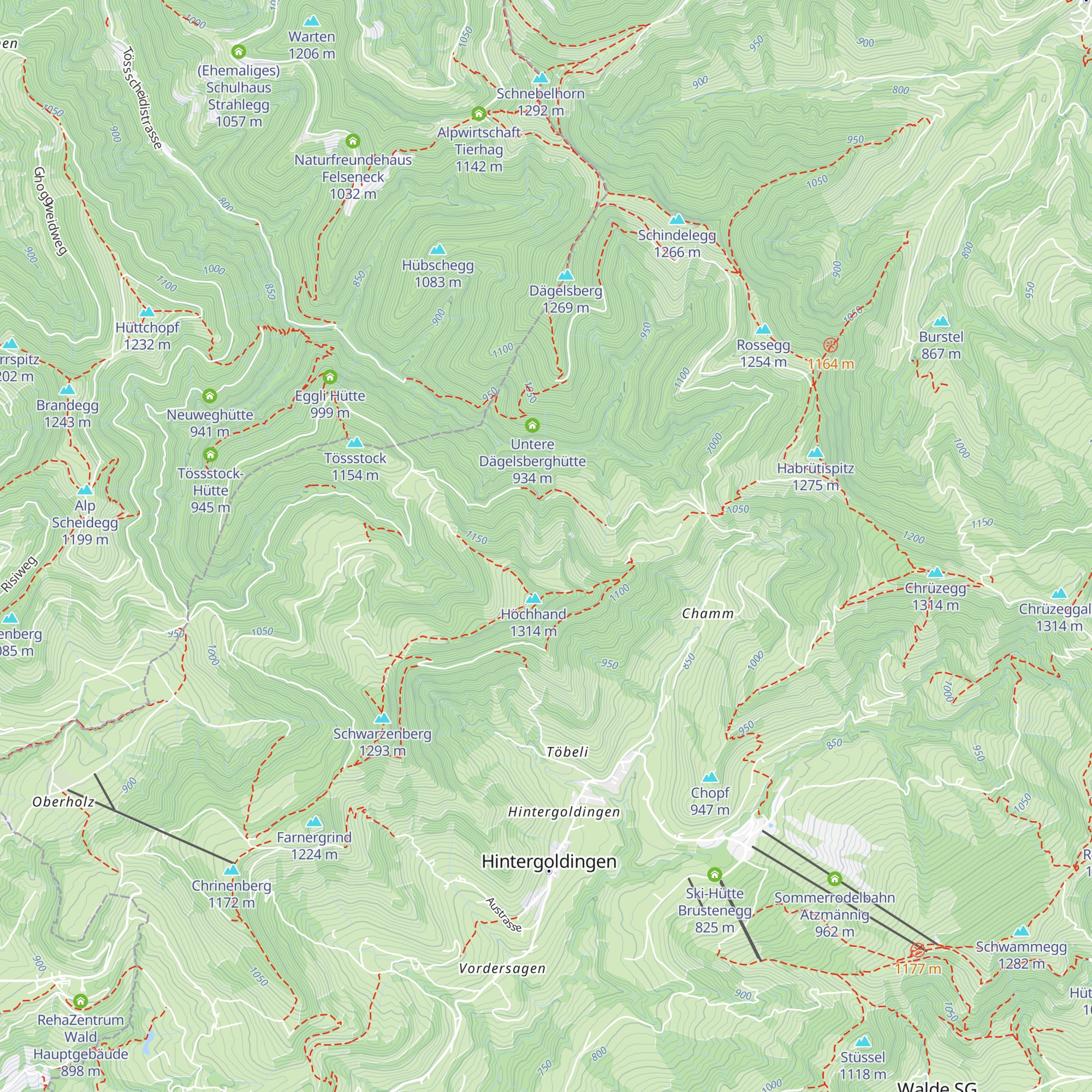Färch Alp map