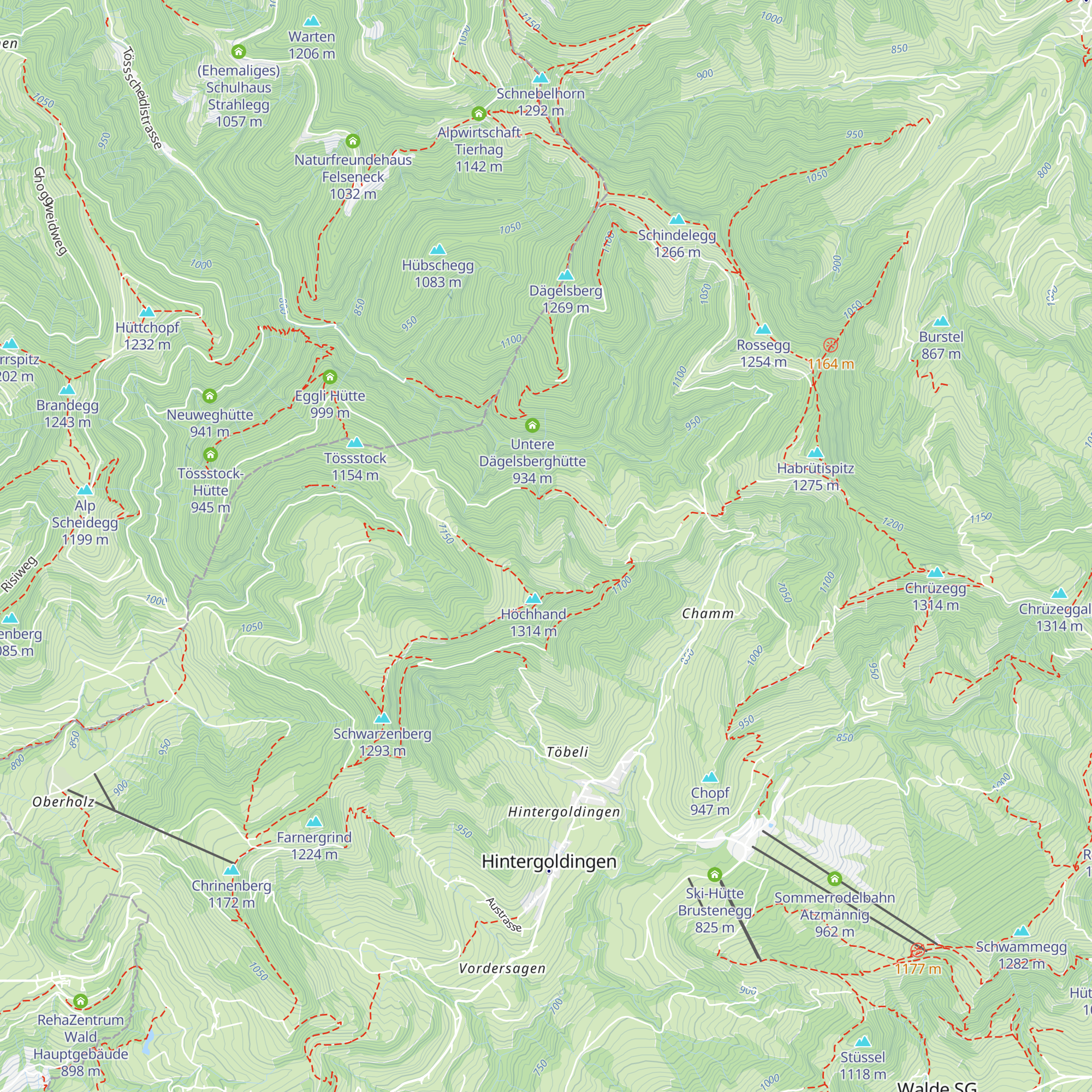 Färch Alp map