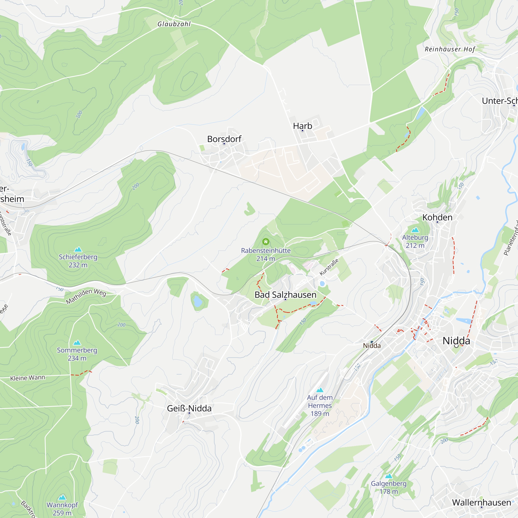 Söderhütte map