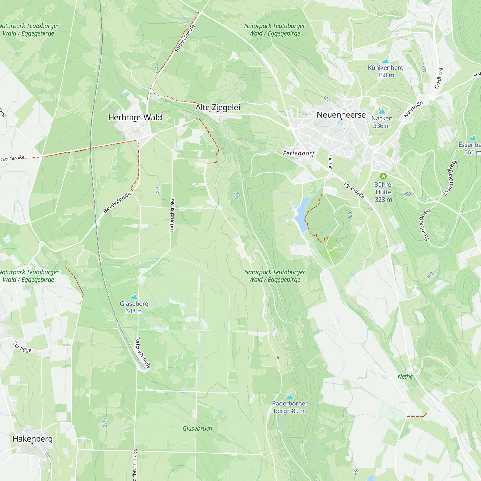 Asselner Hütte map