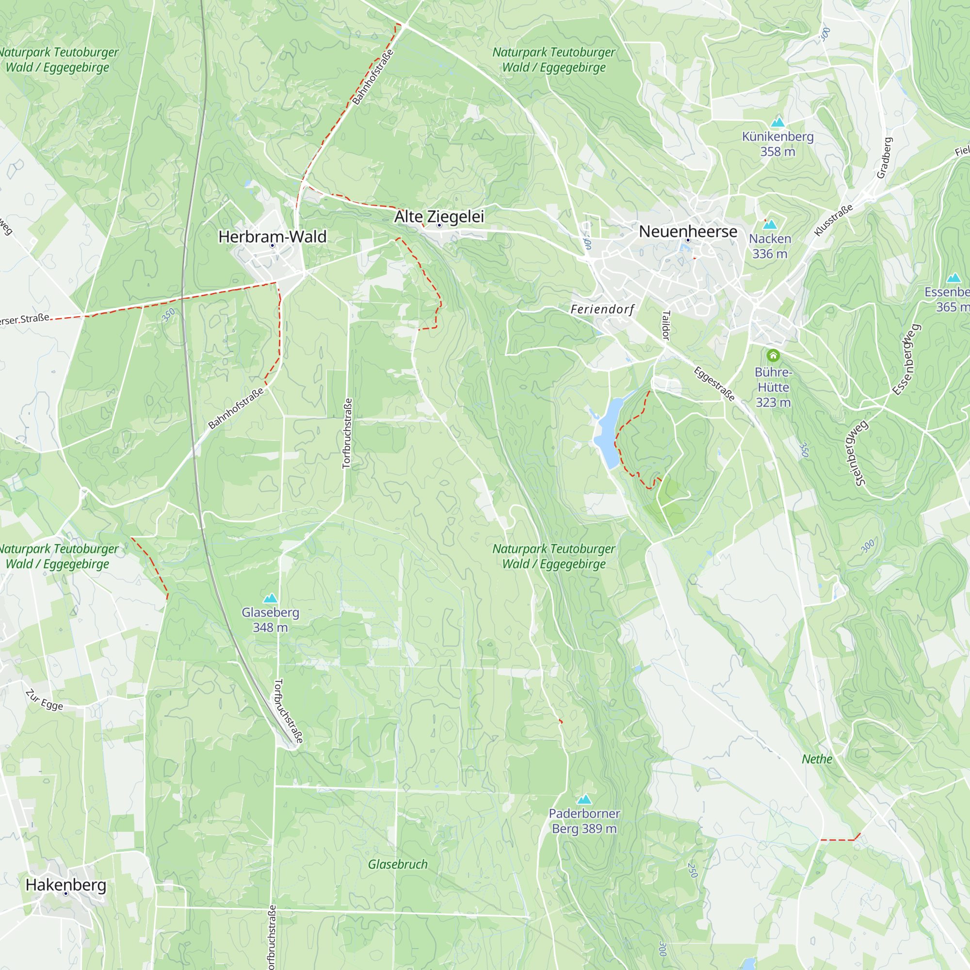 Asselner Hütte map