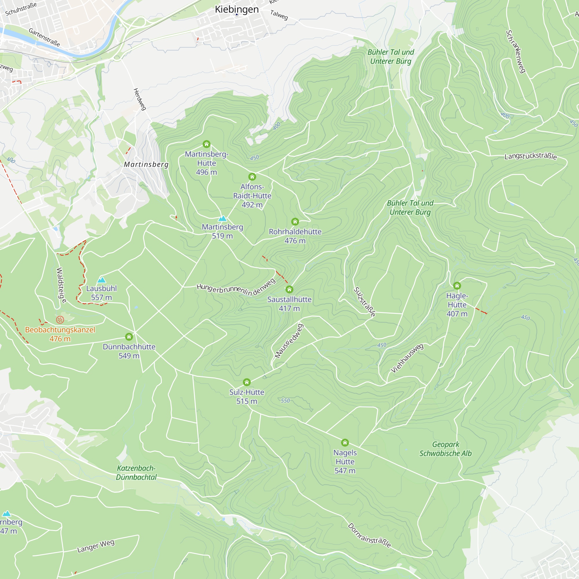 Saustallhütte map