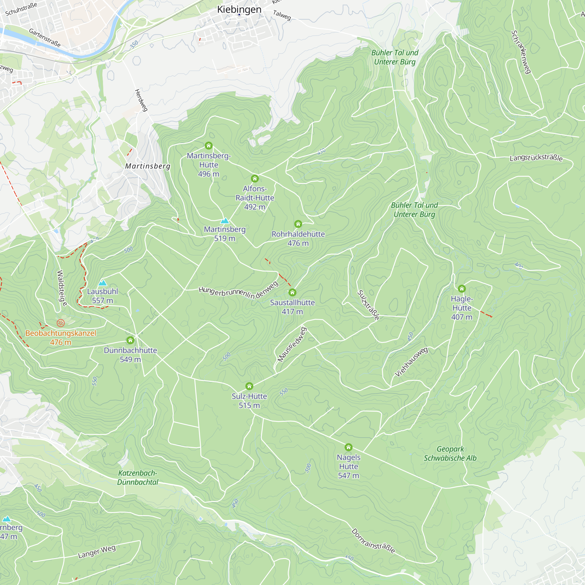 Saustallhütte map