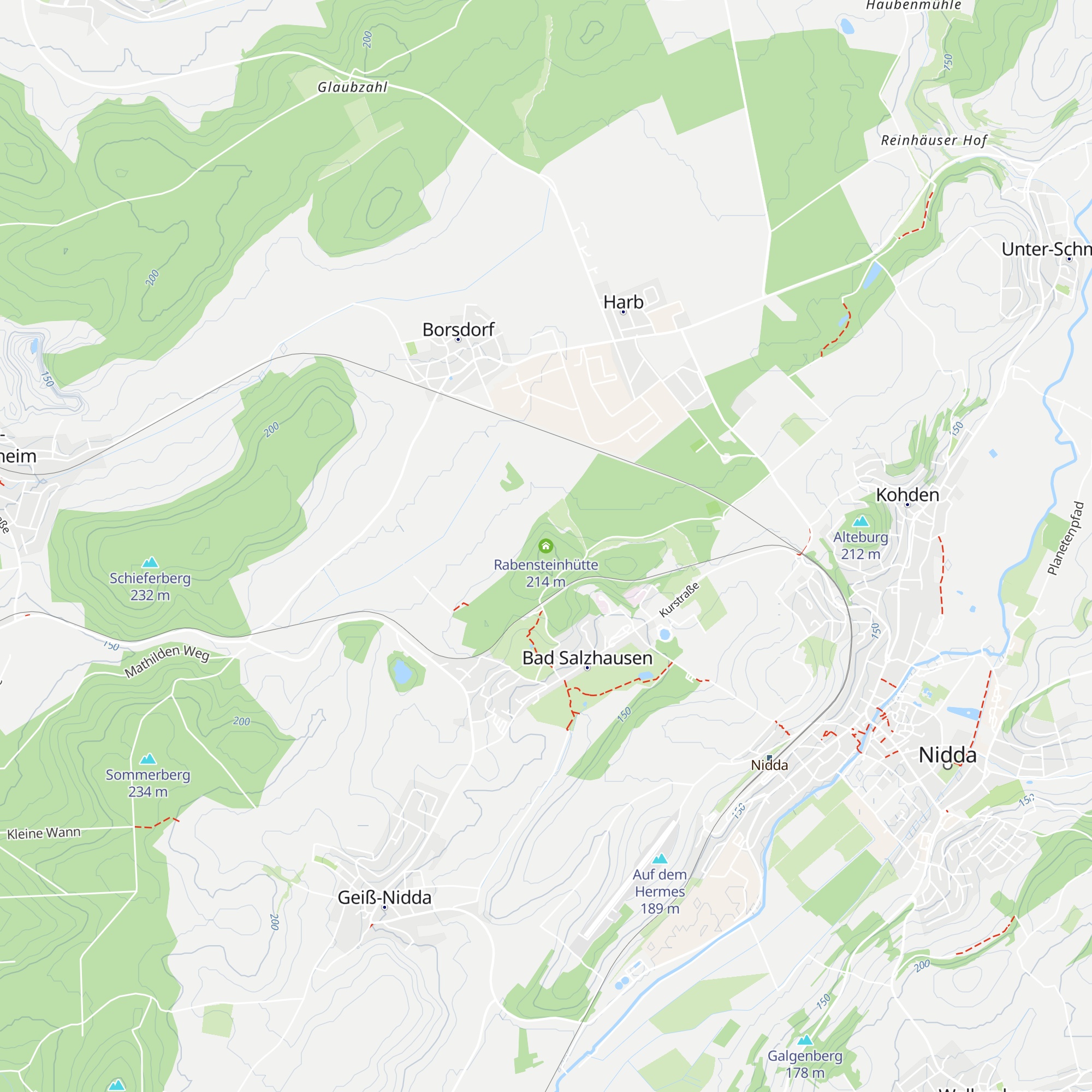 Rabensteinhütte map