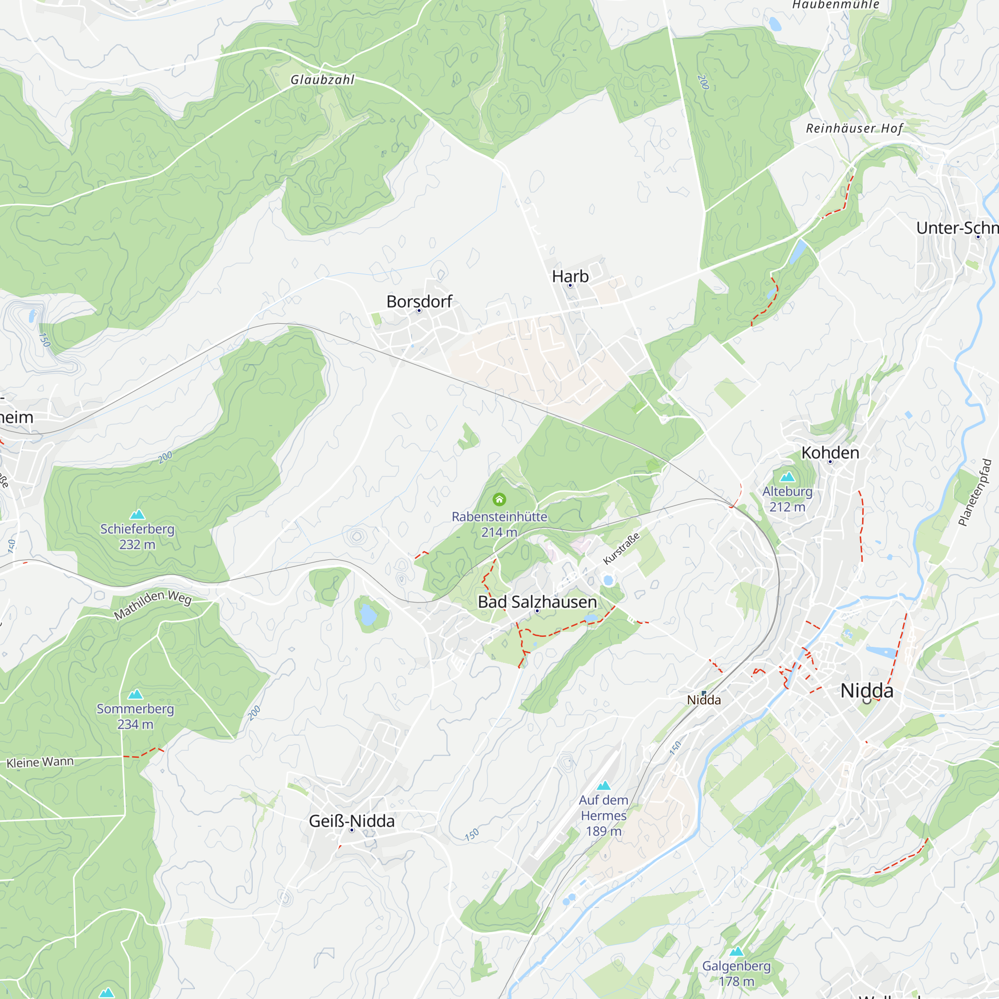 Rabensteinhütte map