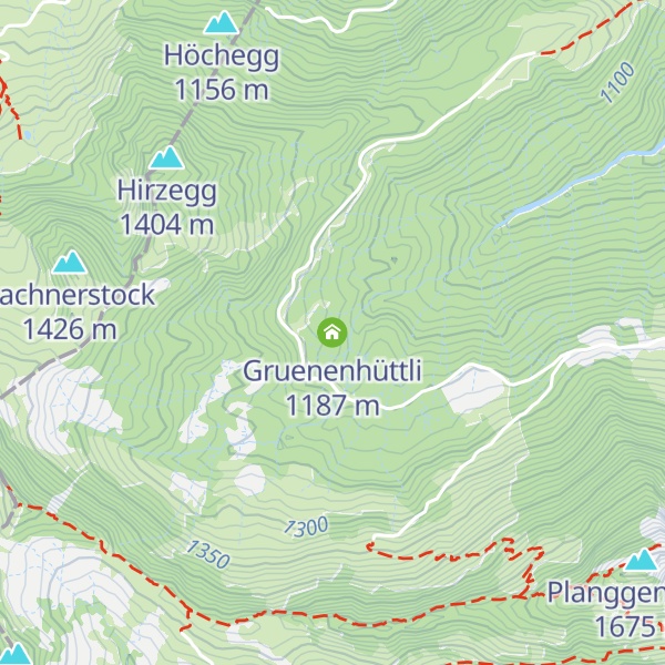 Map of Gruenenhüttli