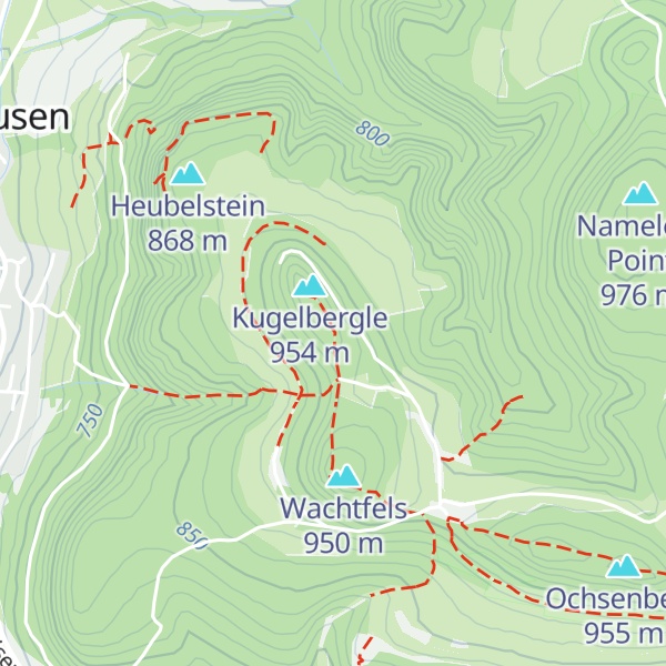 Map of Jagd & Schutzhütte Hubertus