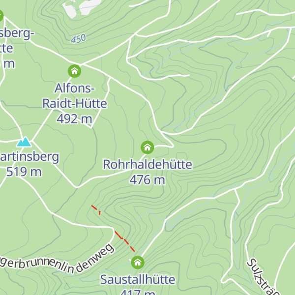 Map of Rohrhaldehütte