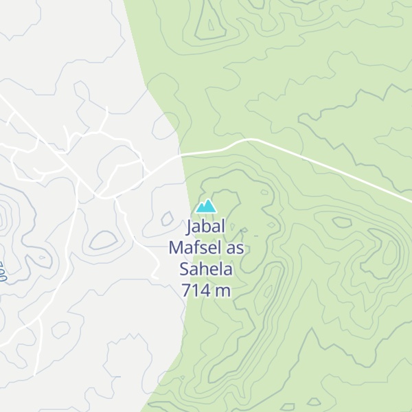 Map of Jabal Mafsel as Sahela