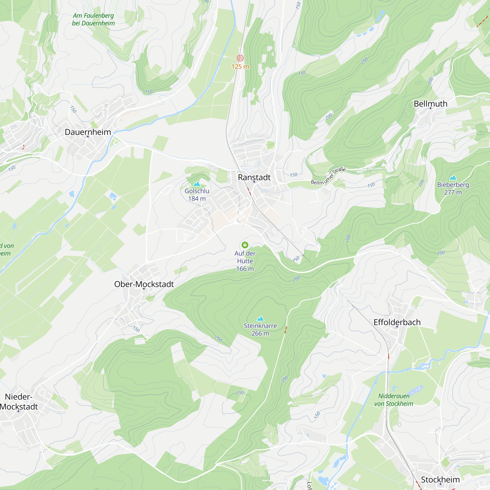 Auf der Hütte map