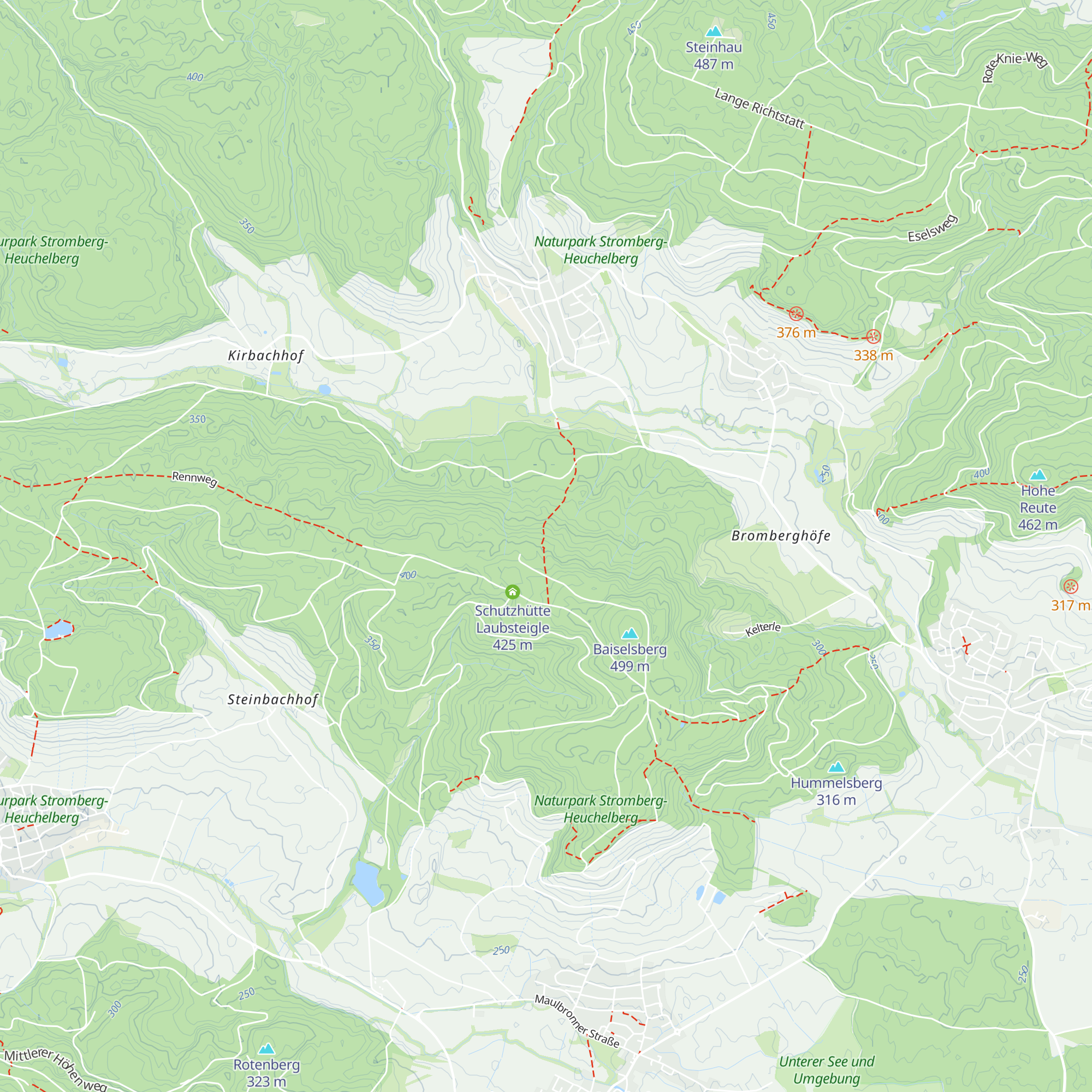 Bromberghütte map