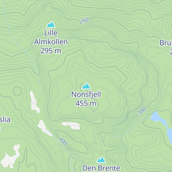 Map of Nonsfjell
