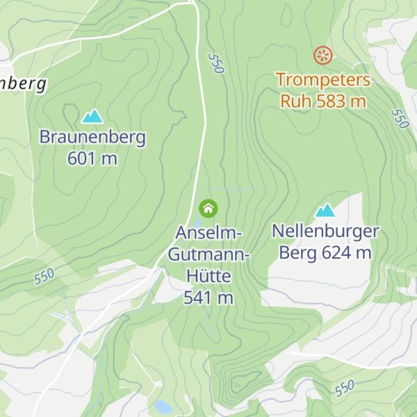 Map of Anselm-Gutmann-Hütte