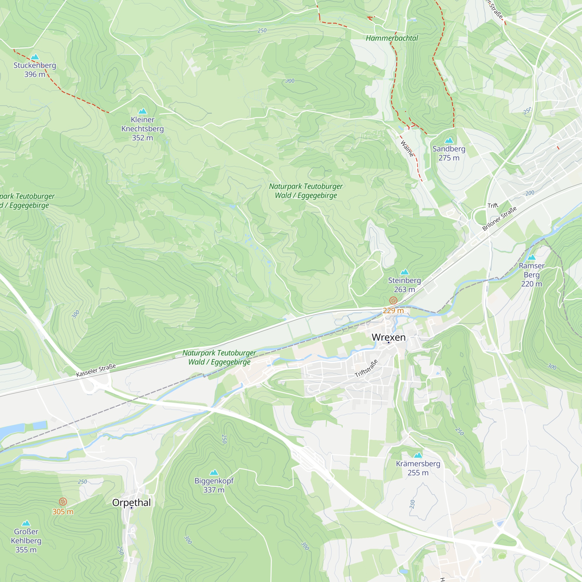 Scherfeder Waldhütte map