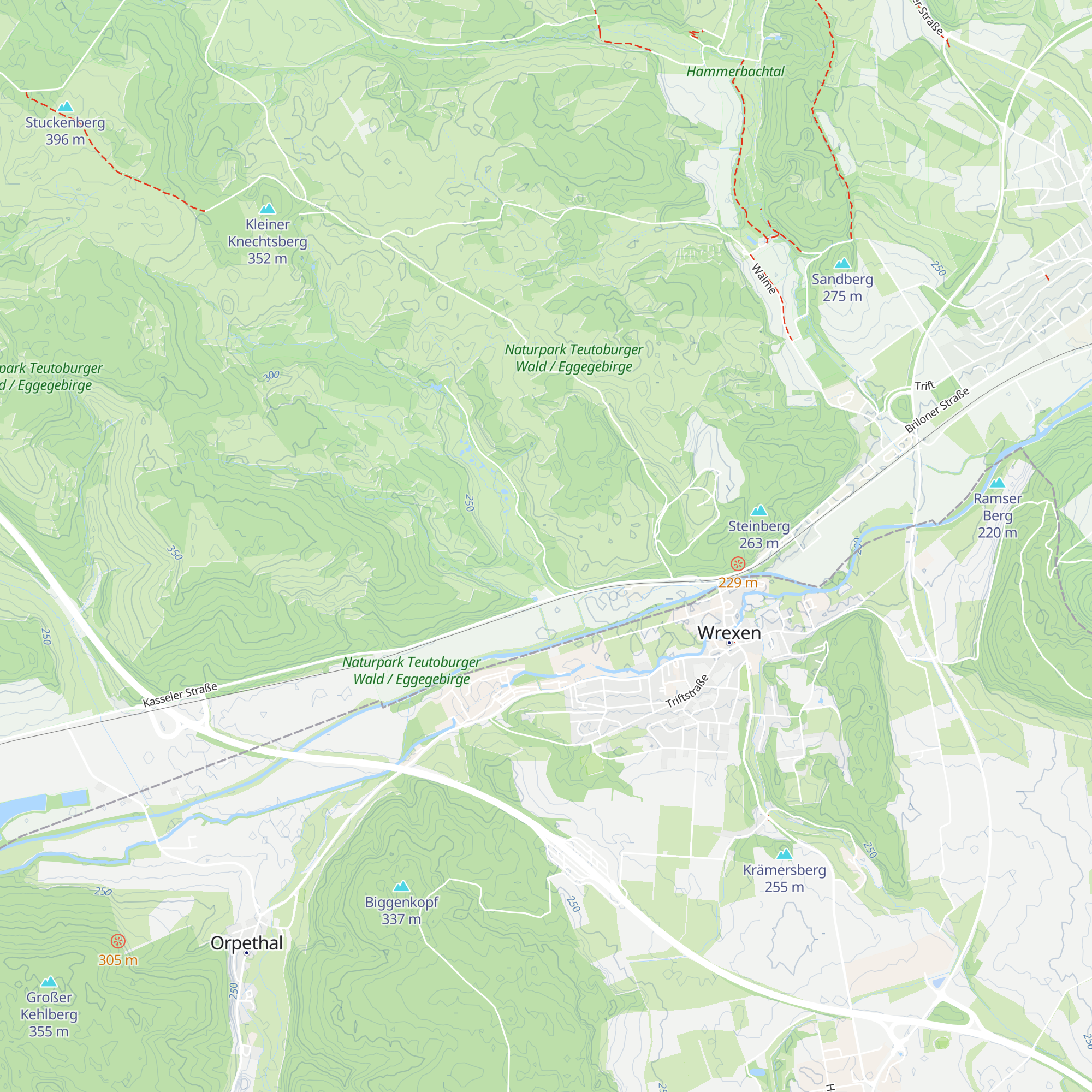 Scherfeder Waldhütte map