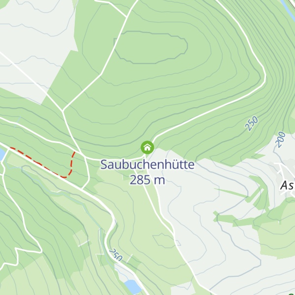 Map of Saubuchenhütte