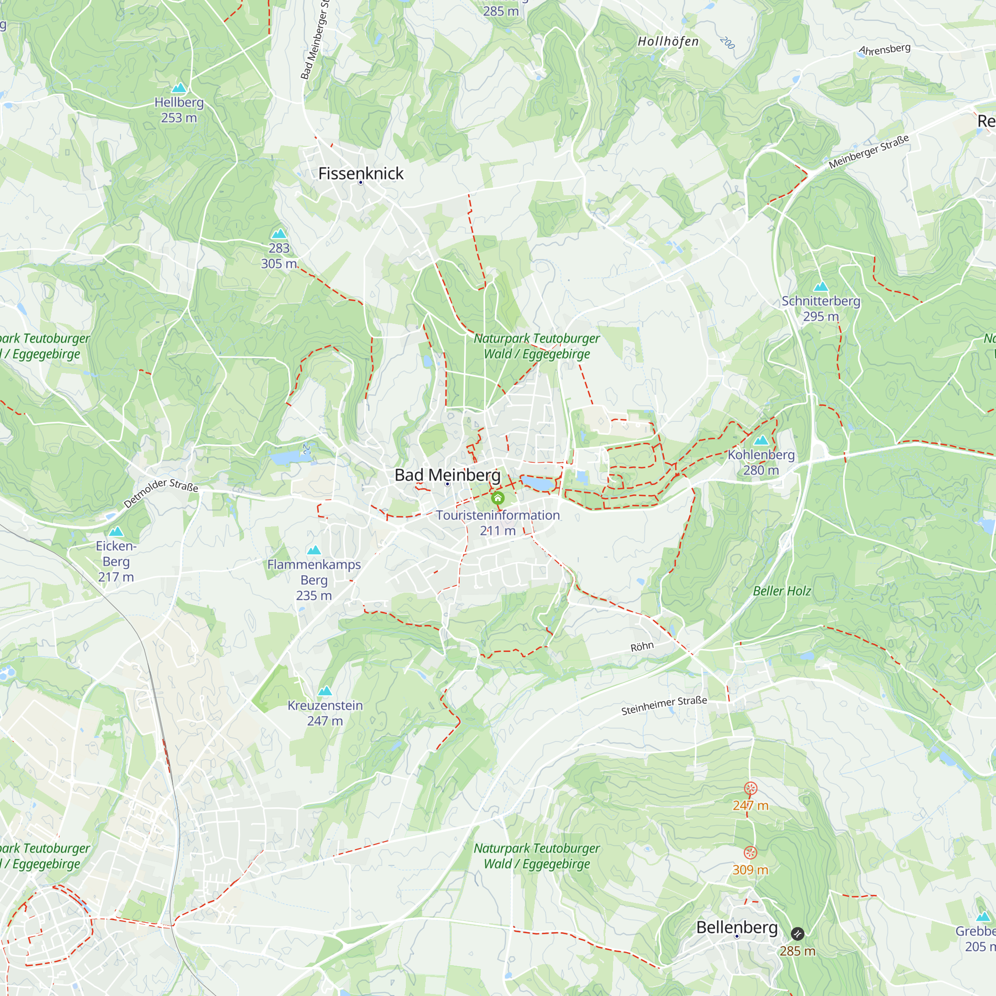 Touristeninformation map