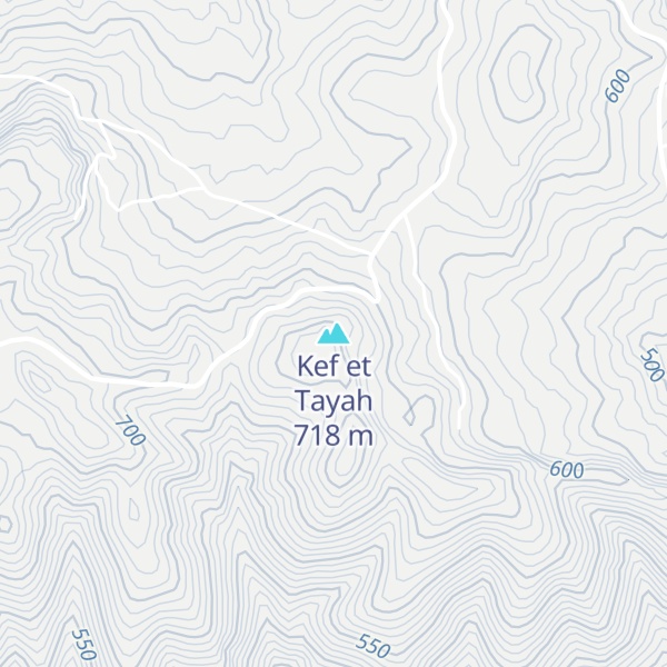 Map of Kef et Tayah