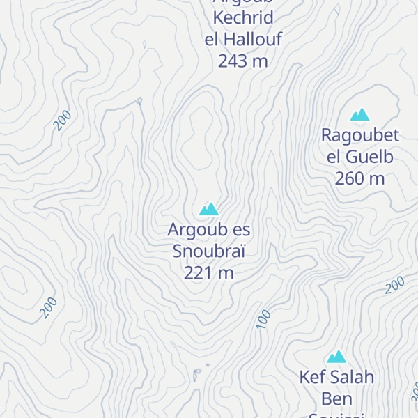 Map of Argoub es Snoubraï