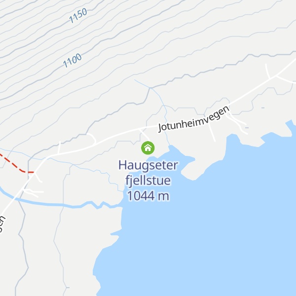 Map of Haugseter fjellstue
