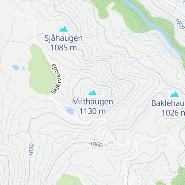 Map of Milthaugen