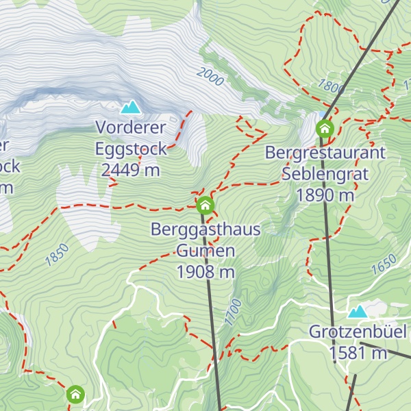 Map of Berggasthaus Gumen