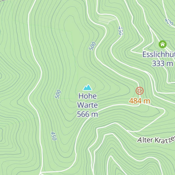 Map of Hohe Warte