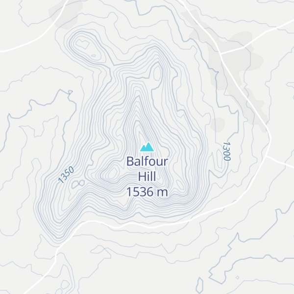 Map of Balfour Hill