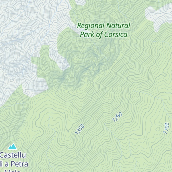 Map of Punta Tirulellu