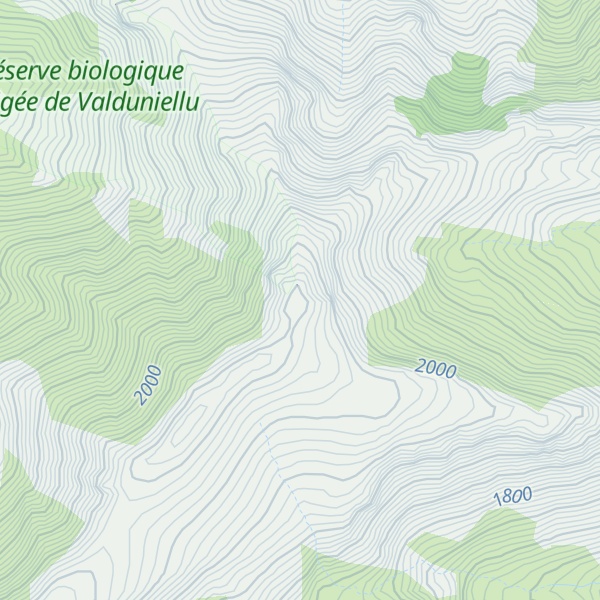 Map of Capu di u Facciatu