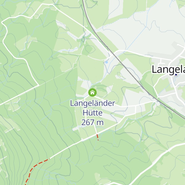 Map of Langeländer Hütte