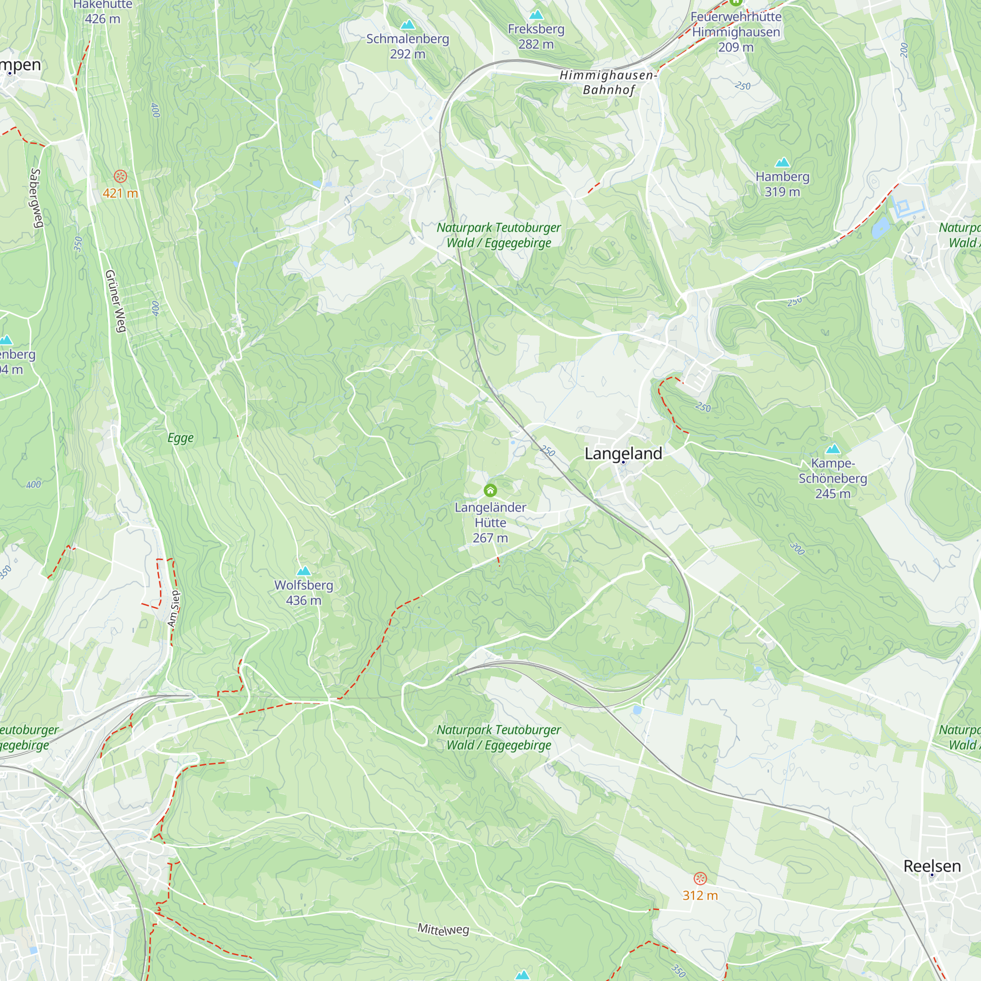 Langeländer Hütte map